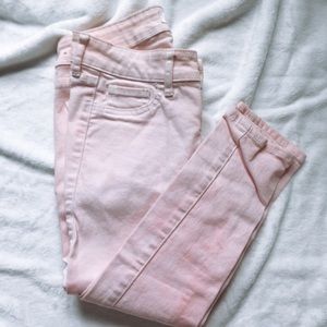 light pink jeans
